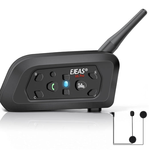 EJEAS - V6 PRO PLUS MULTI RIDER HELMET INTERCOM COMBO (2 QTY)