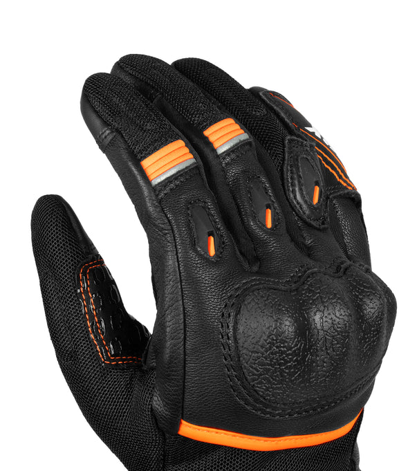 RYNOX - TORNADO PRO 4 GLOVES - BLACK ORANGE