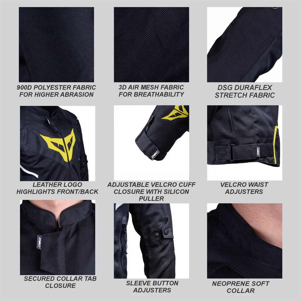 DSG - GPX RIDING JACKET Black/Red