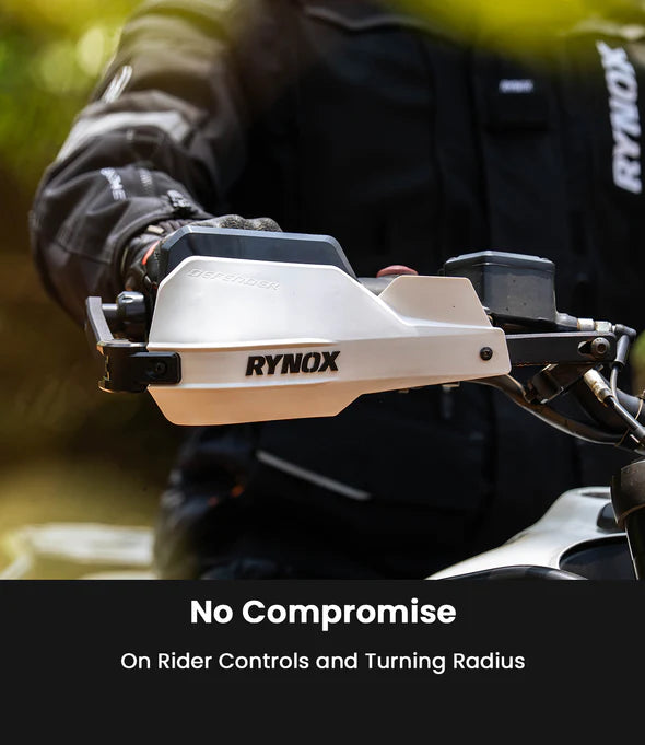 RYNOX - DEFENDER PRO HANDGUARDS - WHITE BLACK