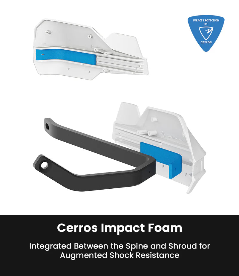 RYNOX - DEFENDER PRO HANDGUARDS - WHITE BLACK
