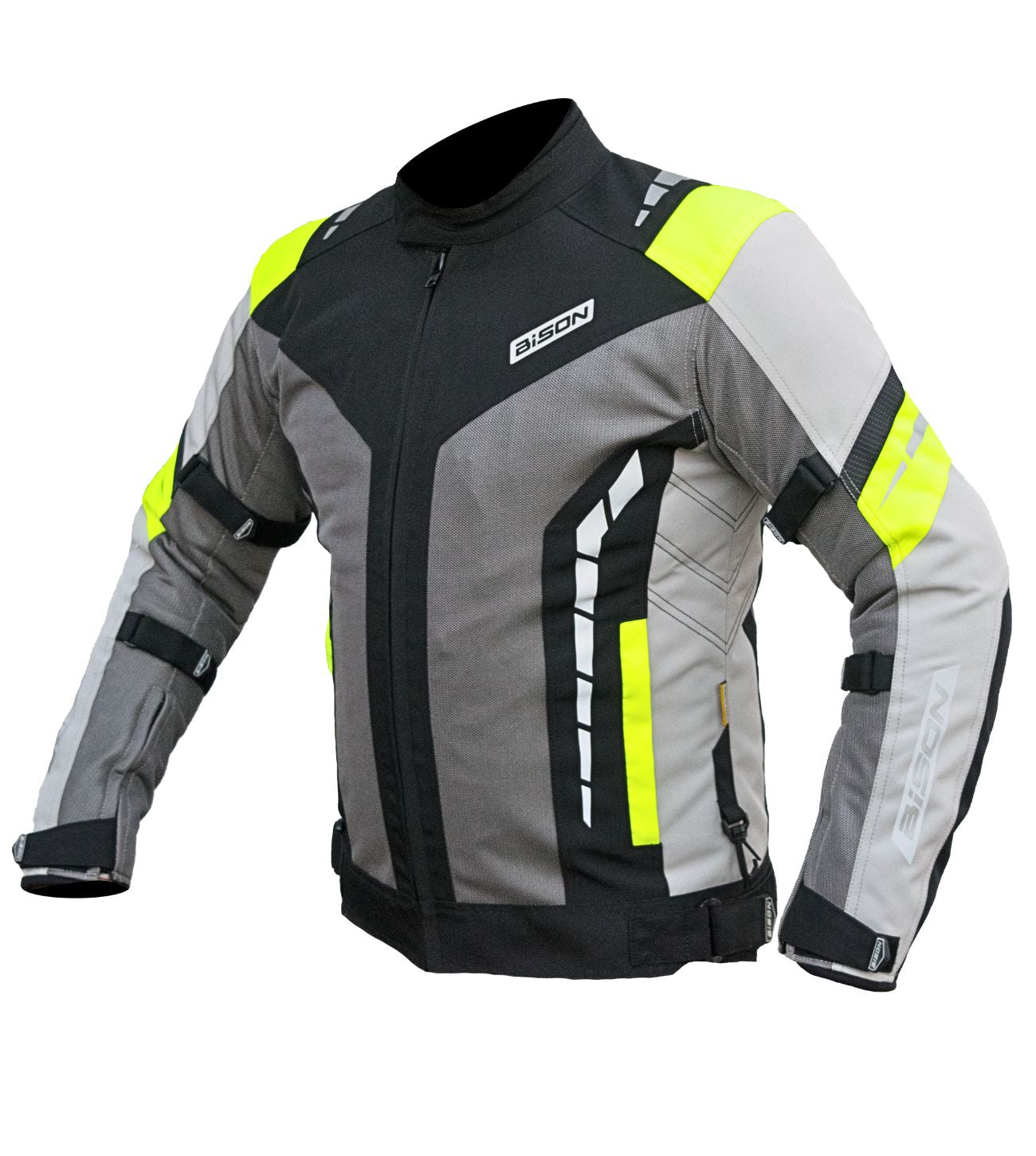 Bison -MASCULINE V.2 – GREY HI-VIZ GREEN JACKET