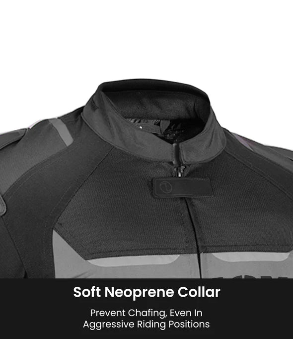 RYNOX - APEX EVO JACKET - CE CERTIFIED CLASS AA - BLACK HI-VIZ GREEN