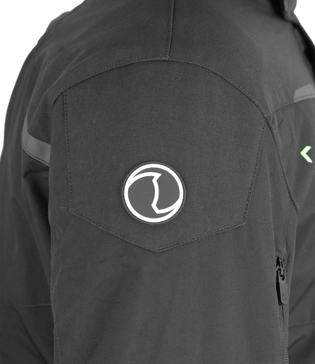 Rynox - ADVENTO PRO JACKET - Black Hi-viz green
