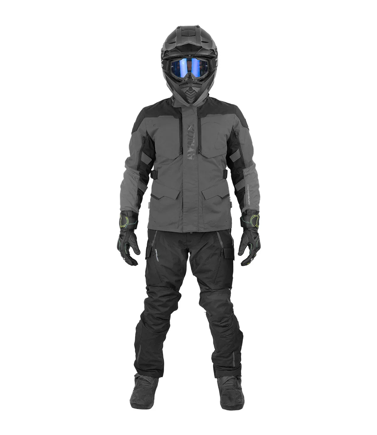 Rynox - ADVENTO PRO JACKET - Black Grey