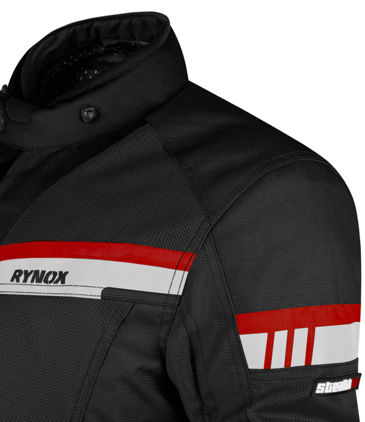 Rynox - STEALTH AIR PRO JACKET - Black Red