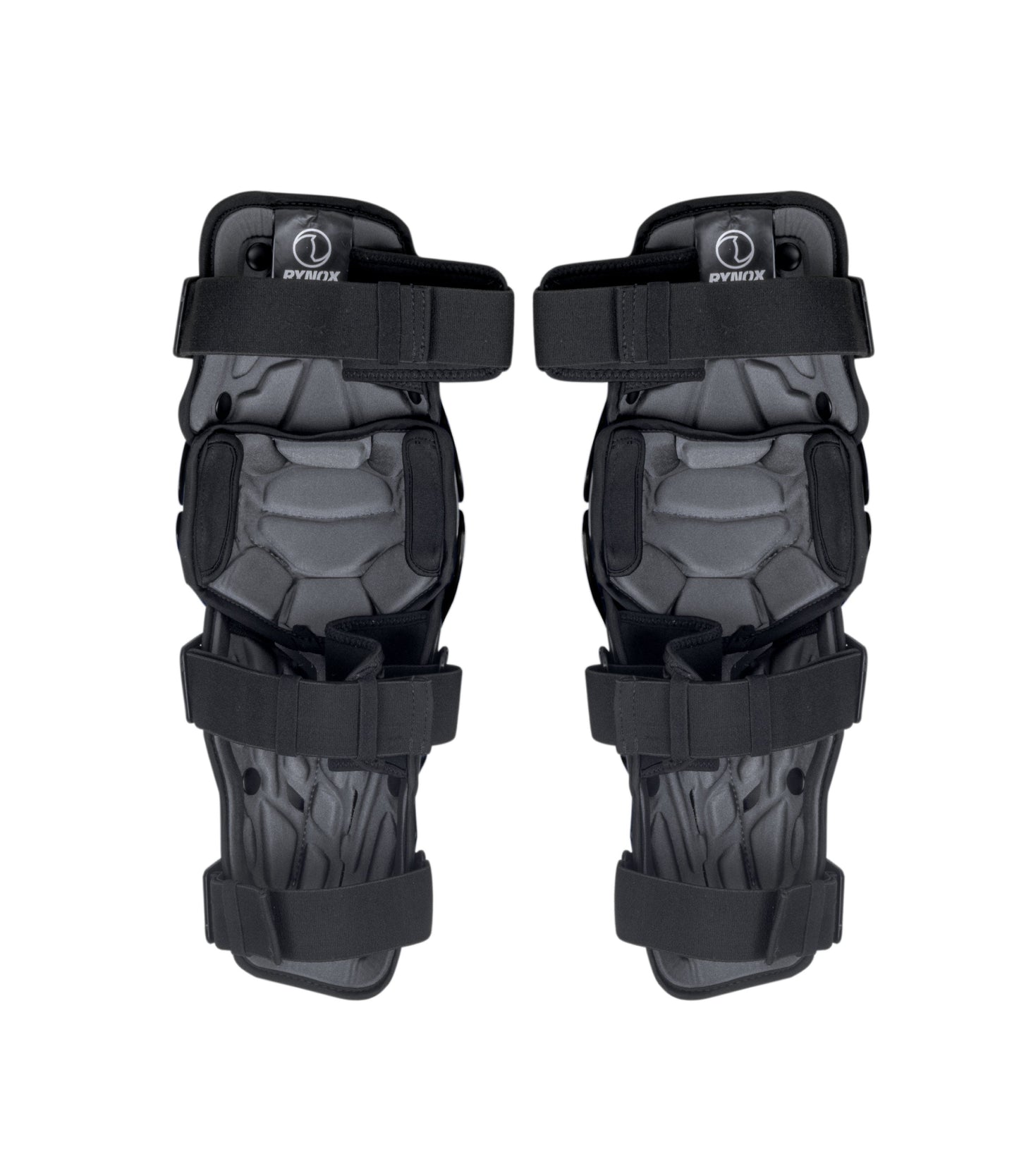 Rynox - BASTION BIONIC KNEE GUARDS - Black Red