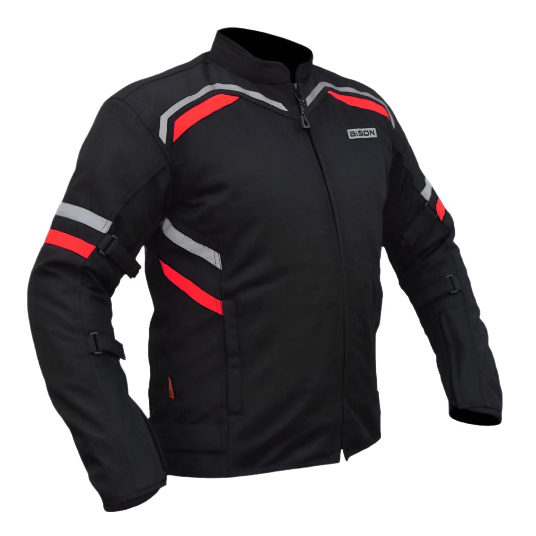 Bison - RAPTOR V.2 – BLACK RED JACKET