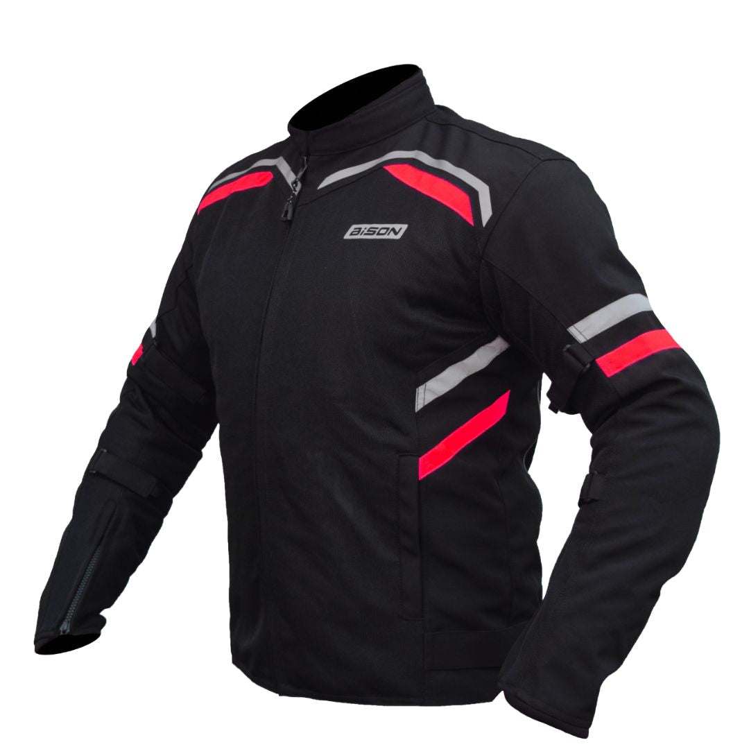 Bison - RAPTOR V.2 – BLACK RED JACKET