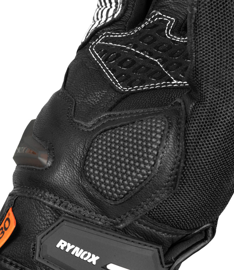 RYNOX - TORNADO PRO 4 GLOVES - BLACK WHITE