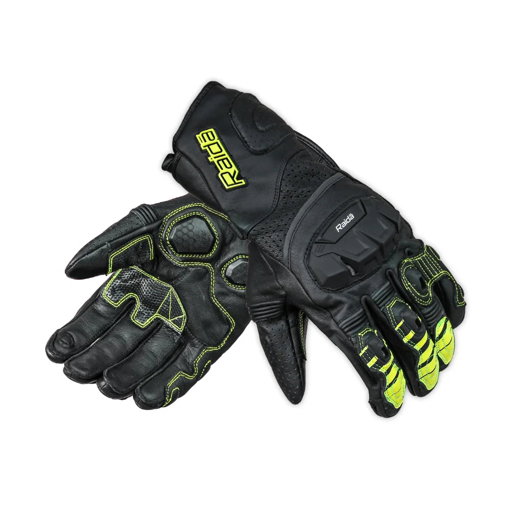 Raida - AeroPrix Motorcycle Gloves Hi-Viz
