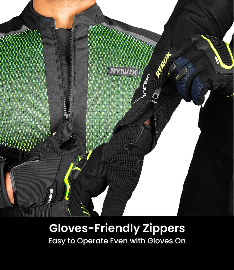 HELIUM GT 3 JACKET - BLACK HI-VIZ GREEN