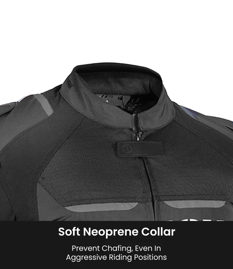 RYNOX - APEX EVO JACKET - CE CERTIFIED CLASS AA - BLACK RED