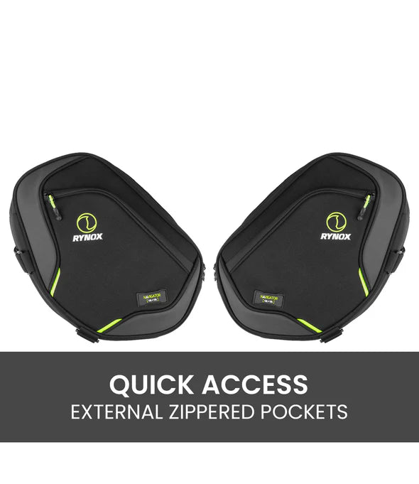 RYNOX - NAVIGATOR FRAME BAGS 24L STORMPROOF - FOR ROYAL ENFIELD HIMALAYAN 450