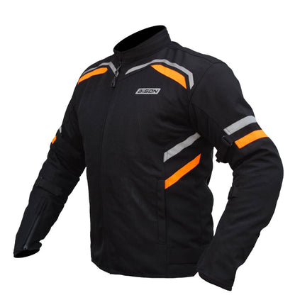 Bison - RAPTOR V.2 – BLACK HI-VIZ ORANGE JACKET
