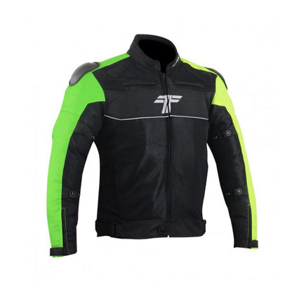 Tarmac - One III Riding Jacket - Black/Fluorescent Green