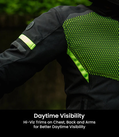 HELIUM GT 3 JACKET - BLACK HI-VIZ GREEN