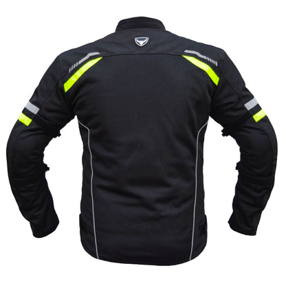 Bison - RAPTOR V.2 – BLACK HI-VIZ GREEN JACKET