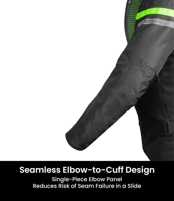 HELIUM GT 3 JACKET - BLACK HI-VIZ GREEN