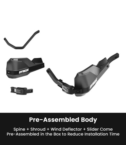 RYNOX - DEFENDER PRO HANDGUARDS - ALL BLACK