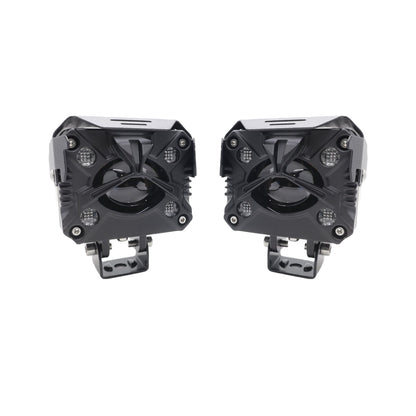 HJG - 80W YELLOW/WHITE & MULTICOLOUR LED FOG LIGHTS