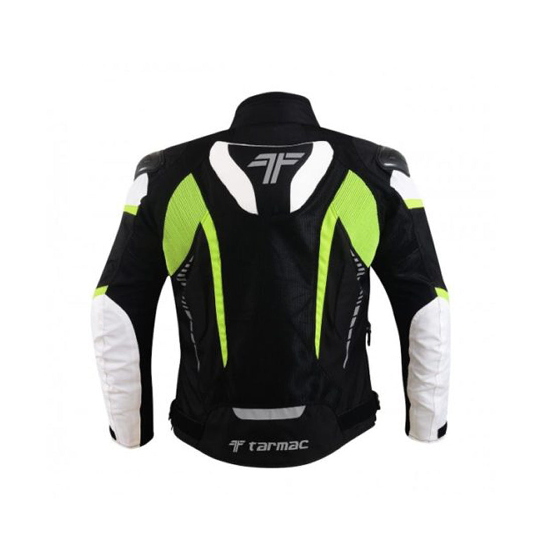 Tarmac - Corsa Riding Jacket Black/White/Fluorescent