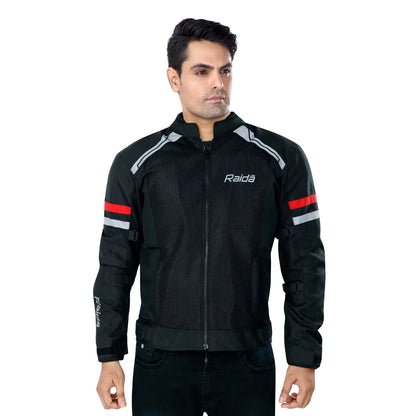 Raida - Tourer Jacket Black/Red