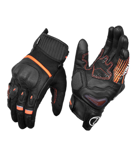 RYNOX - TORNADO PRO 4 GLOVES - BLACK ORANGE