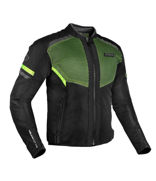 HELIUM GT 3 JACKET - BLACK HI-VIZ GREEN