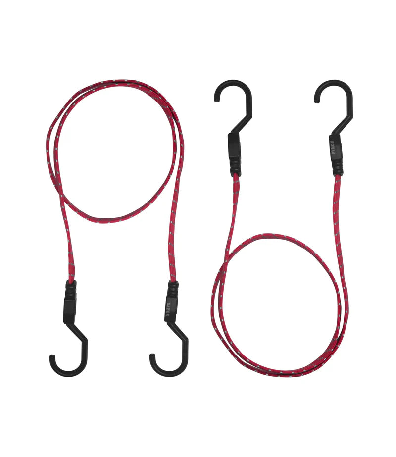 RYNOX - GRIPPER REFLECTIVE BUNGEE - PACK OF 2 - RED
