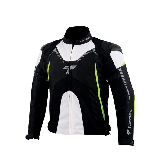 Tarmac - Corsa Riding Jacket Black/White/Fluorescent