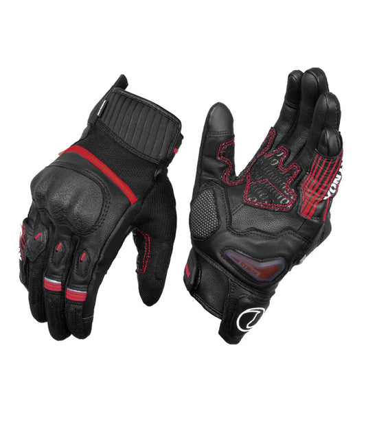 RYNOX - TORNADO PRO 4 GLOVES - BLACK RED