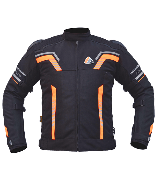 Bison - AVATAR V.2 – BLACK HI-VIZ ORANGE JACKET