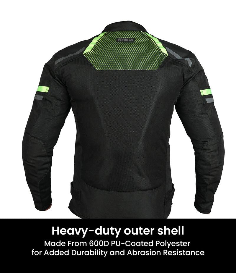 HELIUM GT 3 JACKET - BLACK HI-VIZ GREEN