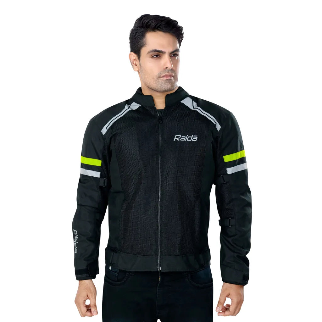 Raida - Tourer Jacket Black/Hi-Viz