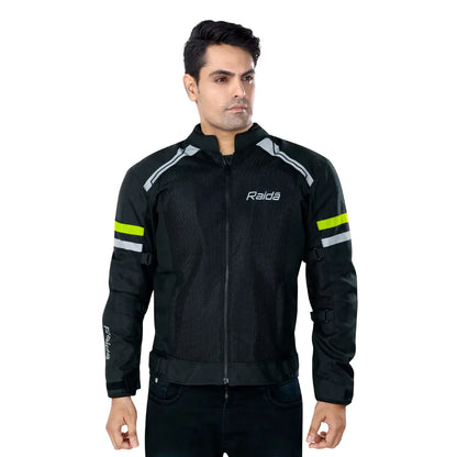 Raida - Tourer Jacket Black/Hi-Viz
