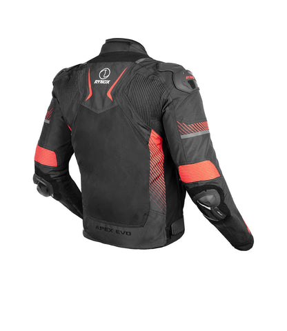 RYNOX - APEX EVO JACKET - CE CERTIFIED CLASS AA - BLACK RED