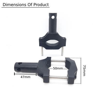 HJG - ALUMINIUM FORK CLAMP FOR MOUNTING FOG LIGHTS UNIVERSAL (Pack Of 1 Set)