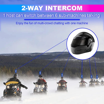 EJEAS - V7 MULTI RIDER BLUETOOTH HELMET INTERCOM