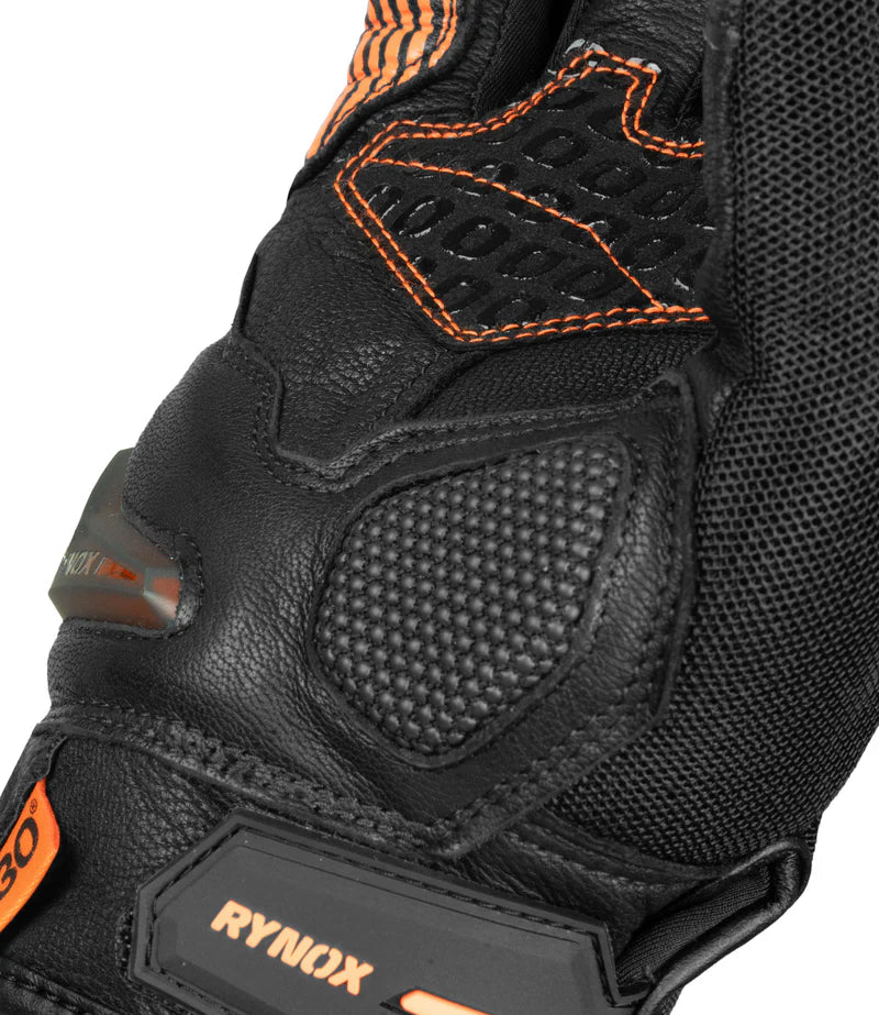 RYNOX - TORNADO PRO 4 GLOVES - BLACK ORANGE
