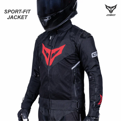 DSG - GPX RIDING JACKET Black/Yellow