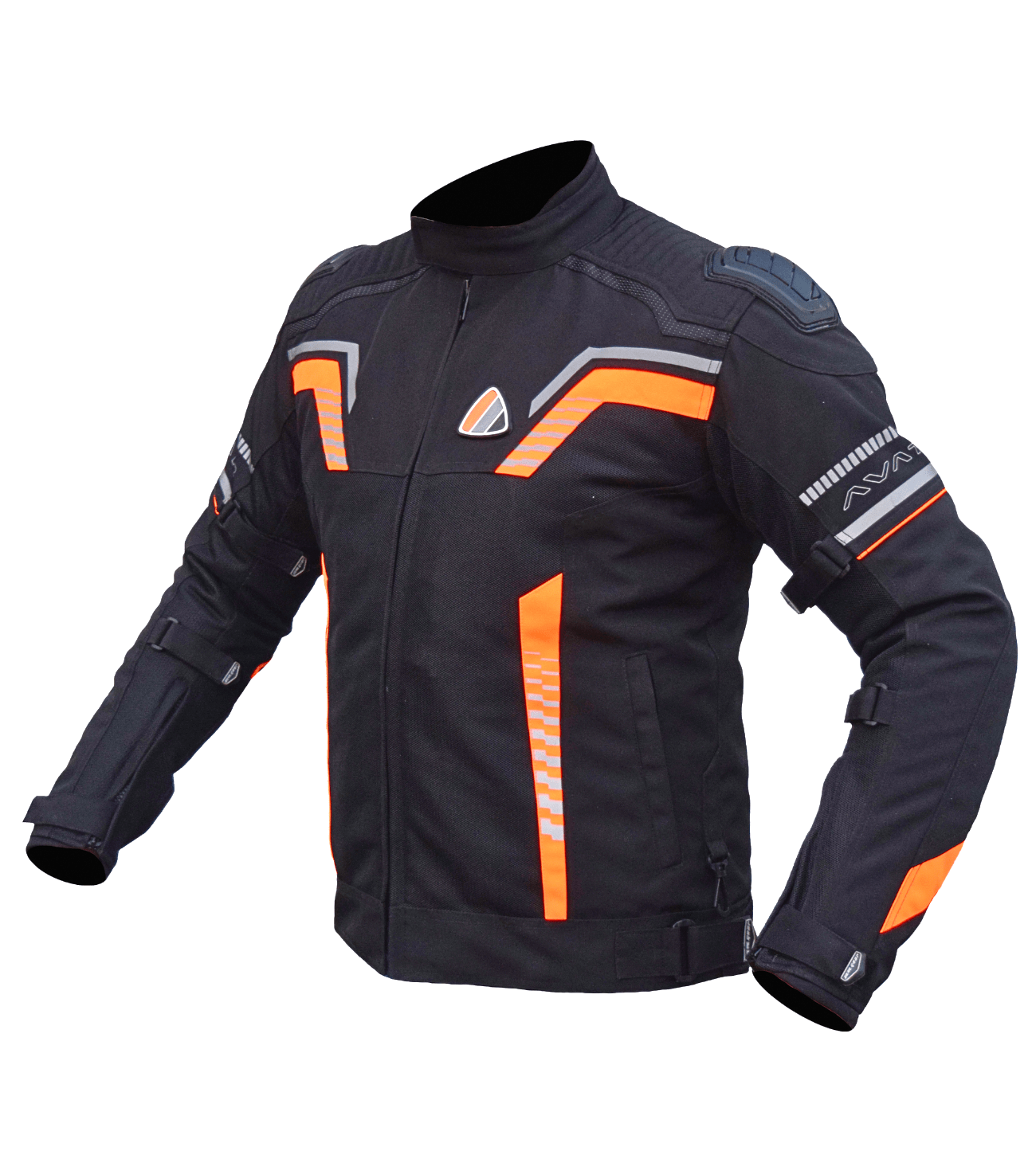 Bison - AVATAR V.2 – BLACK HI-VIZ ORANGE JACKET