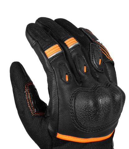RYNOX - TORNADO PRO 4 GLOVES - BLACK ORANGE