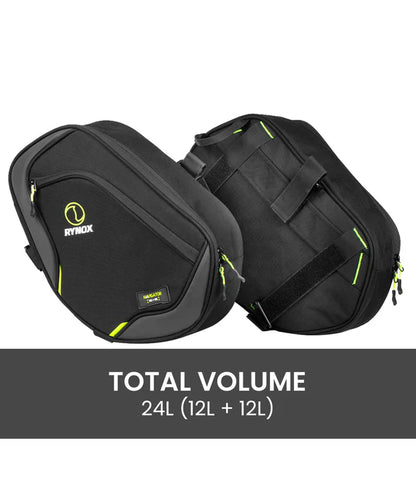 RYNOX - NAVIGATOR FRAME BAGS 24L STORMPROOF - FOR ROYAL ENFIELD HIMALAYAN 450