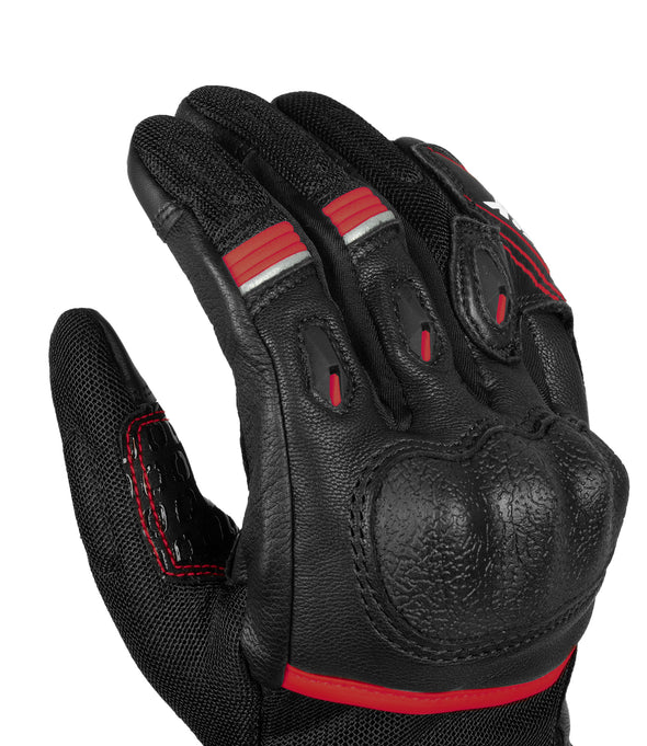RYNOX - TORNADO PRO 4 GLOVES - BLACK RED