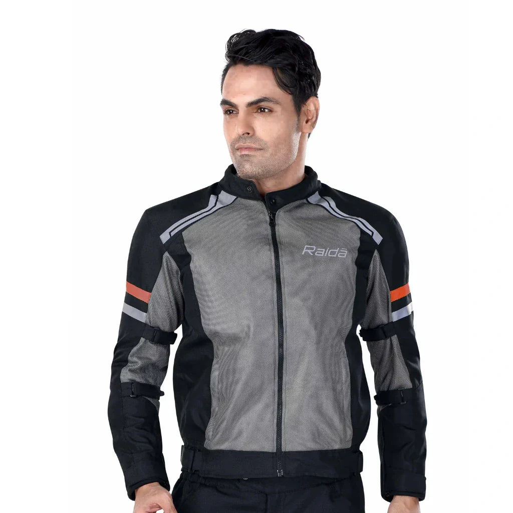 Raida - Tourer Jacket Grey/Red