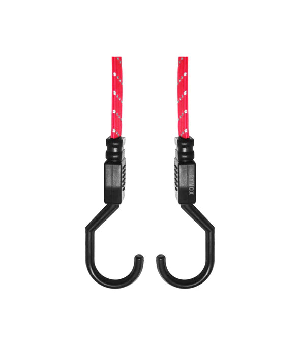RYNOX - GRIPPER REFLECTIVE BUNGEE - PACK OF 1 - RED