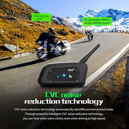 EJEAS - V6 PRO PLUS MULTI RIDER HELMET INTERCOM COMBO (2 QTY)