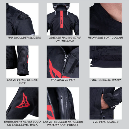 DSG - GPX RIDING JACKET Black/Yellow