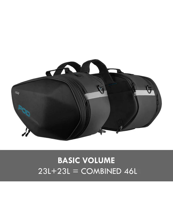 RYNOX - POD SADDLEBAGS 52L- STORMPROOF